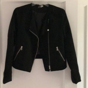 H&M “Divided” sueded Moto jacket